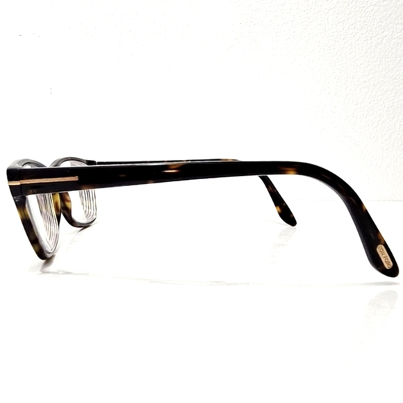 Tom Ford Dark Havana Square Eyeglass Frames - TF5405 - Picture 7 of 16